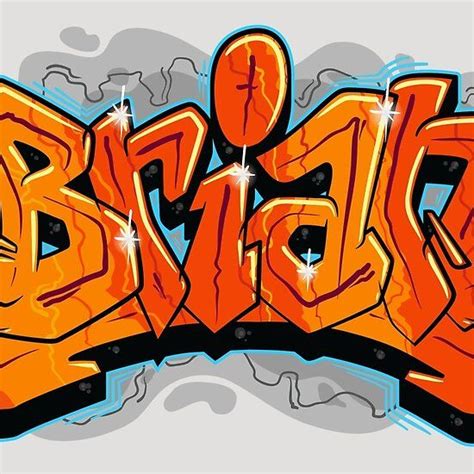 Brian Graffiti Name | Graffiti names, Graffiti, Graffiti writing