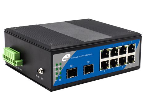 Power Over Ethernet POE Ethernet Switch 2 Fiber Ports and 8 POE Ports