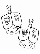 Free Printable Dreidel Symbols sketch template