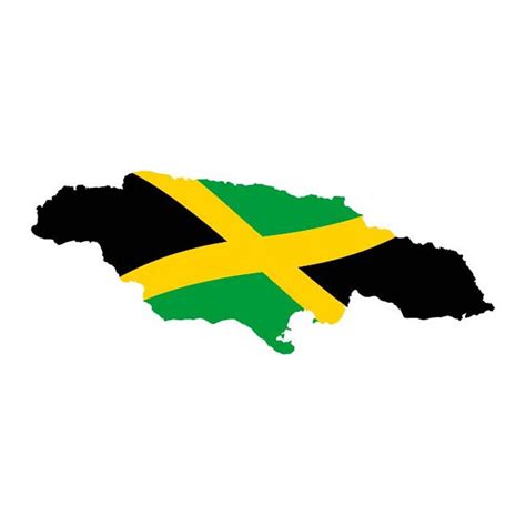 JAMAICA Flag Island Jamaican Vector .eps, .dxf, .svg .png. Vinyl Cutter ...