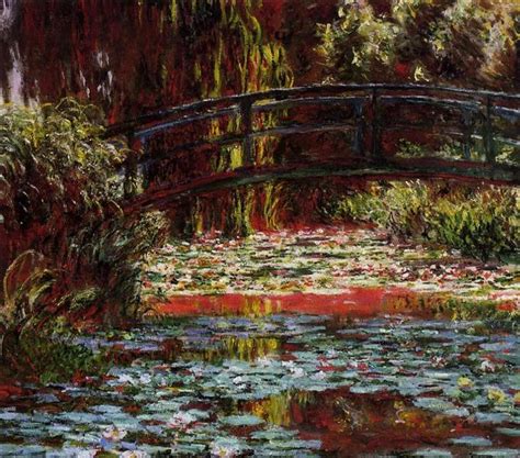 The Japanese Bridge (The Bridge over the Water-Lily Pond) - Claude Monet - WikiArt.org ...