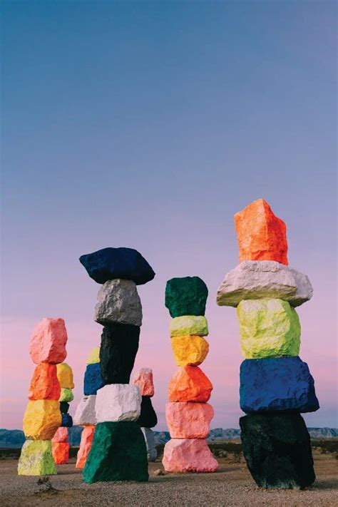 Seven Magic Mountains Sunrise II Art Print by Bethany Young | iCanvas