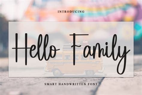 Hello Family Font by PiPi Creative · Creative Fabrica