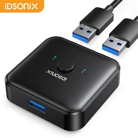 iDsonix-USB-3-0-Sharing-Switcher-USB-HUB-2-In-1-Out-Switcher-5Gbps-USB3 ...