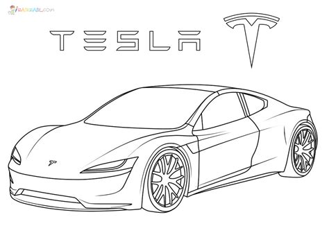 25+ Tesla Model Y Coloring Page - NeelamZanib