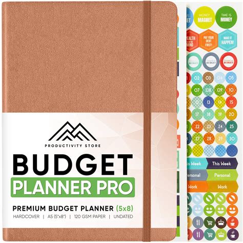 Budget Planner & Budget Book - 12-Month Finance Planner, Monthly Bill ...