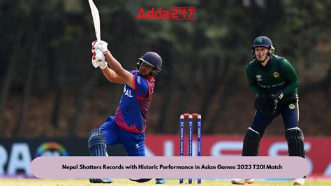 Nepal Shatters Records with Historic Performance in Asian Games 2023 ...