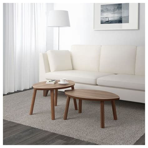 STOCKHOLM nest of tables, set of 2, walnut veneer - IKEA | Soffbord ikea, Soffbord, Ikea