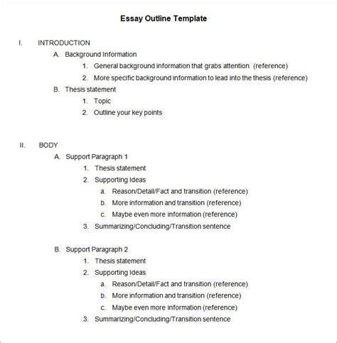 Essay Outline Template Word This Is Why Essay Outline Template Word Is So Famous! | Essay ...