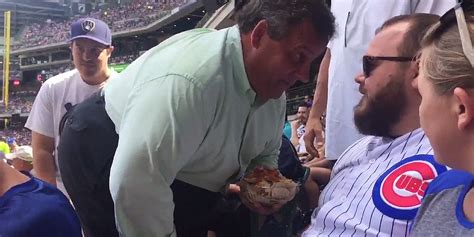 Chris Christie Confronts Cubs Fans Who Called Him a Hypocrite