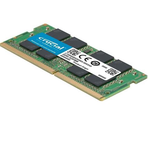 Malaysia Crucial 16GB DDR4 3200 MHz PC4-25600 SODIMM 260-Pin Laptop Memory CT16G4SFD832A