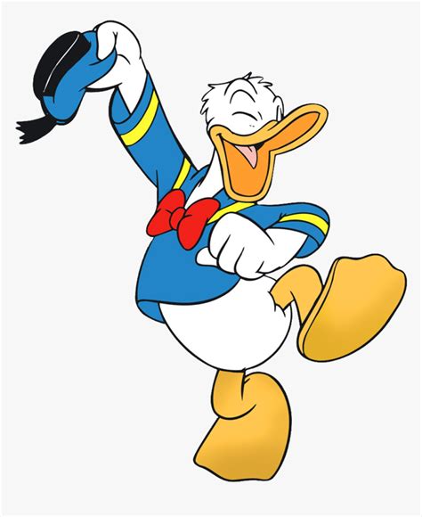 Donald Duck Happy - Walt Disney Characters Png, Transparent Png ...