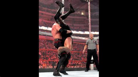 Undertaker vs. Kane - Hell in a Cell Match for the World Heavyweight ...