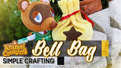 Simple Crafting : Animal Crossing Bell Bag - YouTube