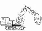 Excavator Coloring Pages To Download And Print For Free sketch template