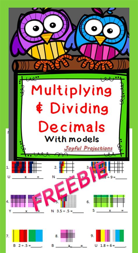 Decimals Multiply and Divide Decimals No-Prep Printable w/ Riddle! | Upper elementary math, Math ...