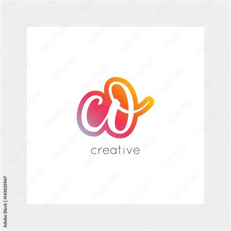 CO logo, vector. Useful as branding symbol, app icon, alphabet element ...