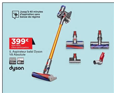 Promo Aspirateur Balai Dyson V8 Absolute chez BUT - iCatalogue.fr