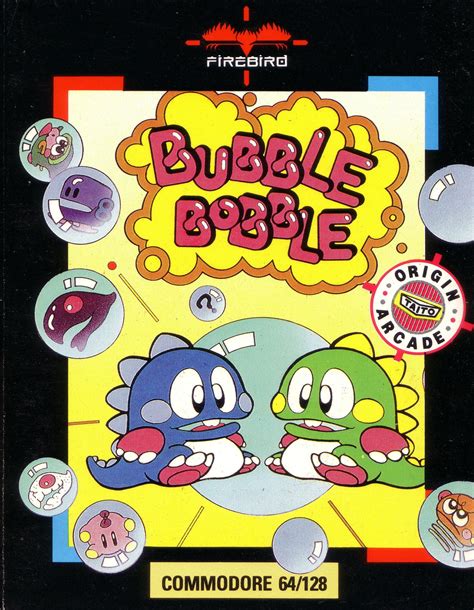 Bubble Bobble by Taito - Published by Firebird - Box Art Version | Bubble bobble, Box art, Bobble