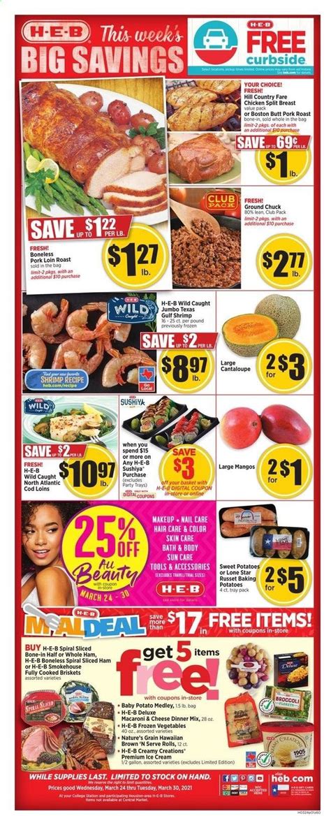 H-E-B (TX) Weekly Ad Flyer March 24 to March 30