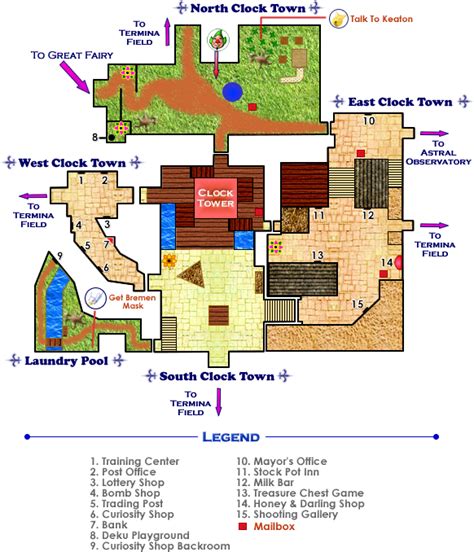 The Legend of Zelda: Majora's Mask/Maps — StrategyWiki | Strategy guide and game reference wiki