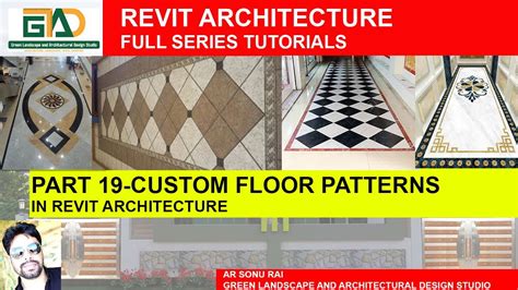 PART-19 CUSTOM FLOOR PATTERN IN REVIT ARCHITECTURE #revittutorials - YouTube