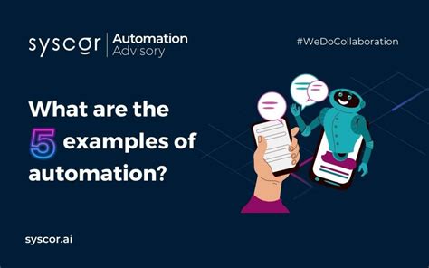 What are 5 examples of automation?