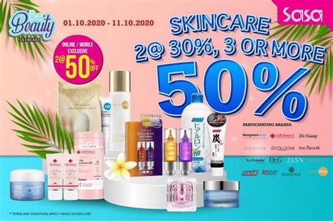 1-11 Oct 2020: Sasa Skincare Sale - EverydayOnSales.com