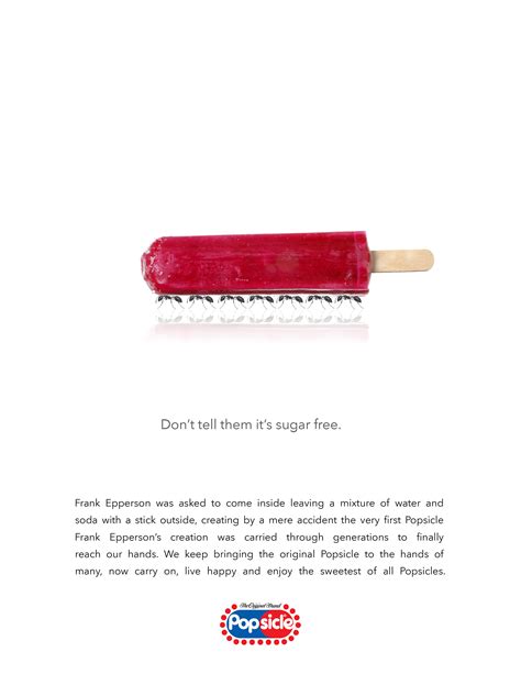 Sugar free Popsicle campaign on Behance