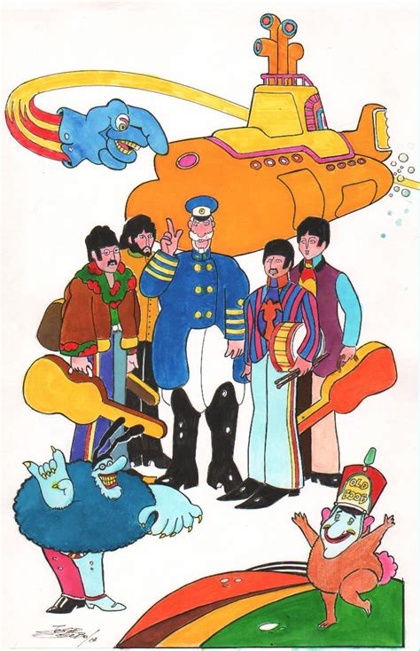 Jose Delbo Beatles Yellow Submarine commission, in Steve Lipsky's Jose ...