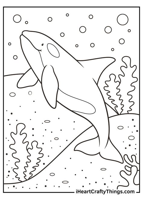 Blue Whale Coloring Pages Printable