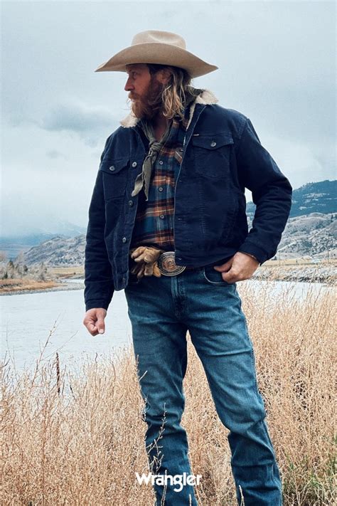 Wrangler Sherpa-Lined Corduroy | Country style men, Western outfits men ...