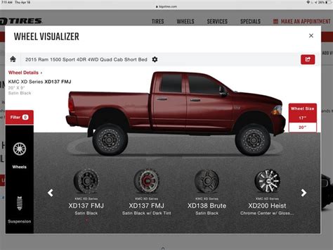 Wheel Visualizer For Trucks - 2014 Toyota Tacoma