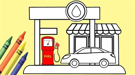 Gas Pump Drawing | Free download on ClipArtMag