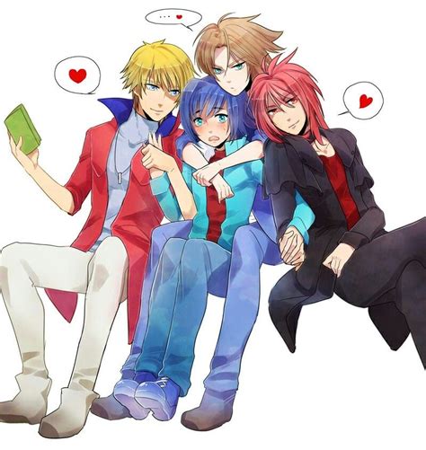 Cardfight Vanguard : Sendou Aichi Kai Toshiki Tsuzukamori Ren and blondie Aichi, Cardfight ...