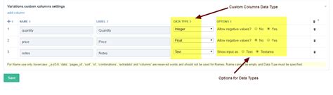 Column Database Operations