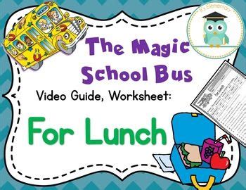 Magic School Bus For Lunch Digestive System Video Guide Worksheet ...