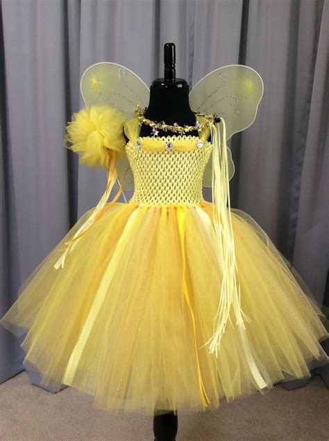 Yellow Fairy Princess Costume Princess Tutu Dress With Crown - Etsy Australia