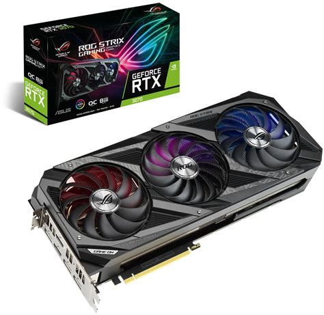 ASUS NVIDIA GeForce RTX 3070 ROG STRIX OC 8GB GDDR6 Graphics Card ...