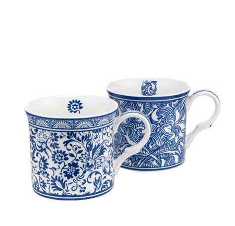 bone china mugs | Blauw servies, Blauw, Servies