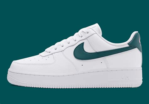 Nike Air Force 1 White Dark Teal Green 315115-163 | SneakerNews.com