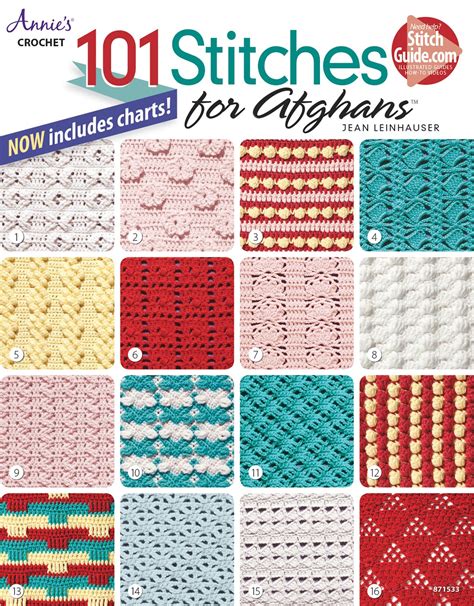 101 Crochet Stitches – Free Patterns