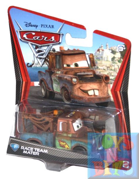 Disney Pixar Cars 2 Race Team Mater Diecast Car #1 NEW