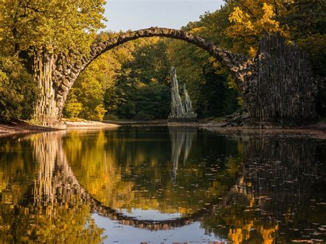 Devil's Bridge Reflection HD Wallpaper