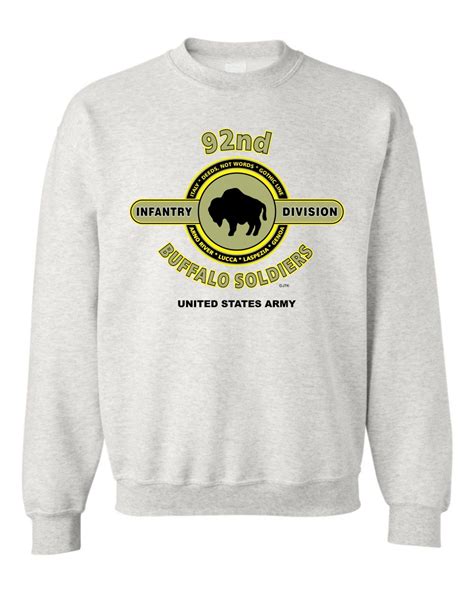 92nd Infantry Division* BUFFALO SOLDIERS Battle & Campaign Sweatshirt