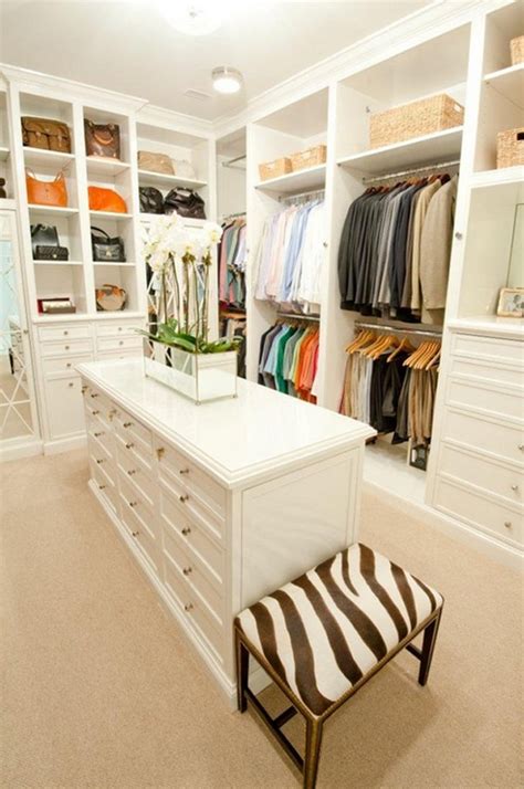 Become more organized with a walk in wardrobe