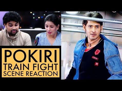 Pokiri Train Fight Scene REACTION | Mahesh Babu | #Look4Ashi - YouTube