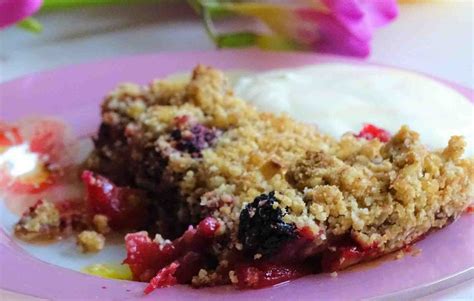 Mary Berry Rhubarb Crumble & Ginger Recipe