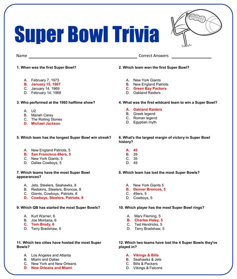 Sports Trivia Free Printable Trivia Questions Answers Games Trivia | Hot Sex Picture