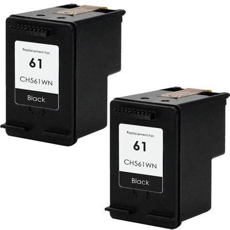 HP 61 Black Ink Cartridge (CH561WN) | 2 Pack | 1ink.com